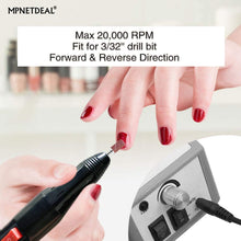Load image into Gallery viewer, MPNETDEAL Nail Machine Efile Electric Nail Drill Nail File Kit for Acrylic Nails Poly Gel Nail Art Salon Use or Home use

